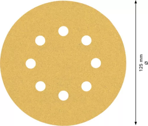 Foaie abrazivă EXCENTER 125 P100 BOSCH 5DB 2608900806