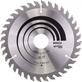   LAMĂ DE FIERĂSTRĂU CIRCULAR VIDIA165X2.6X30/20MM BOSCH 2608640603