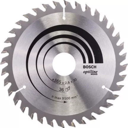 LAMĂ DE FIERĂSTRĂU CIRCULAR VIDIA165X2.6X30/20MM BOSCH 2608640603