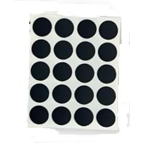   Schraubenabdeckung 13 mm selbstklebend Kunststoff 50 Stück schwarz