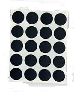 Schraubenabdeckung 13 mm selbstklebend Kunststoff 50 Stück schwarz