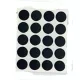 Schraubenabdeckung 13 mm selbstklebend Kunststoff 50 Stück schwarz