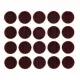 Schraubenabdeckung 13Mm Selbstklebend Kunst 50Stk Mahagoni