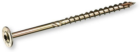 Șurub de tâmplărie cu cap plat Tx40 8*160 /80 Tks