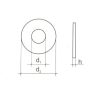 Alátét Fakötésű Horganyzott 12*1,0Mm Din9021 M 4