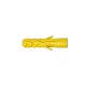 Dowel Plastic Yellow 200Pcs/Pack 5*25 Mm