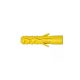 Dowel Plastic Yellow 200Pcs/Pack 6*30 Mm