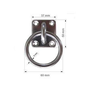 Függesztő Karika Talpas 7*45Mm To-Pex