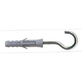   Cârlig pentru lampă 4,5*65 mm + diblu plastic Q8 lățime-8