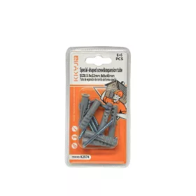   Cârlig de perete din plastic 4*50 mm. Cu diblu, 6 buc./set K2574