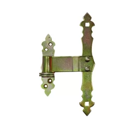 Gate Hinge with Bolt Decorative 20Cm Pcs Yellow Galvanized