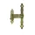 Gate Hinge with Bolt Decorative 20Cm Pcs Yellow Galvanized