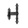 Gate Hinge with Bolt Decorative 20Cm Pcs Black
