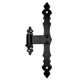 Gate Hinge with Bolt Decorative 30Cm Pcs Black