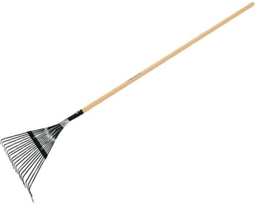 Leaf Broom With Handle 18 F.48Cm Truper Rigid Emx-18 Metal