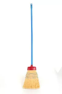 Besen mit synthetischem Griff aus PVC-Faser, 30 cm