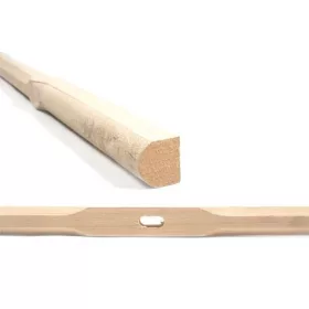 Mâner de cositoare cu 1 cârlig, lemn, 1,6 m