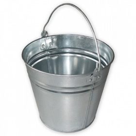 Bucket 5 L Galvanized L.