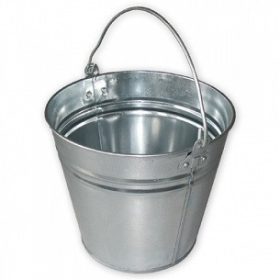 Bucket 10 L Galvanized L.