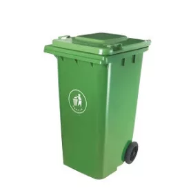 Coș de gunoi din plastic 240L verde C079