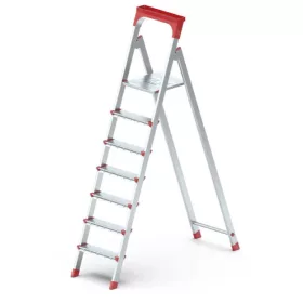   Scară de uz casnic cu 4+1 trepte, din aliaj de aluminiu, Casaline