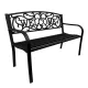 KERTI PAD FEKETE /WELCOME/ T:250KG 18KG 128*58*90CM