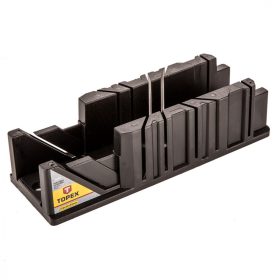 Miter Box 212*42Mm Plastic 22.5-45-90' Topex
