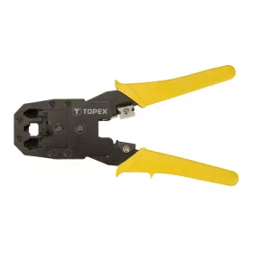 Crimping pliers 195mm 4P, 6P, 8P Topex