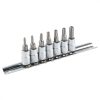 Bit Készlet Torx 7R. 1/4" T10-40 Topex