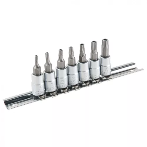 Bit Készlet Torx 7R. 1/4" T10-40 Topex