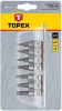 Bit Készlet Torx 7R. 1/4" T10-40 Topex