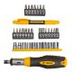 Screwdriver Set 34R. 21Bit, 9Plug. Topex