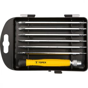 Schraubendrehersatz. Instrument 7R. Im Koffer Topex