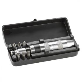 Schlagschraubendreher-Set 8R mit 6 Bits Topex