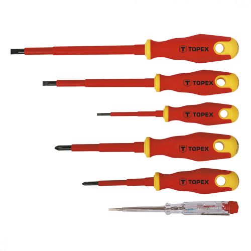 Screwdriver Set 6R. Insulated 1000V Topex
