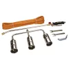 Soldering Iron Kit.Tin.3 Burner Hose:5M 99Kw Topex