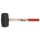 Rubber hammer 320Gr 55Mm Wood handle Top Tools