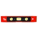 Spirit Level 230Mm Magnetic Red Top Tools