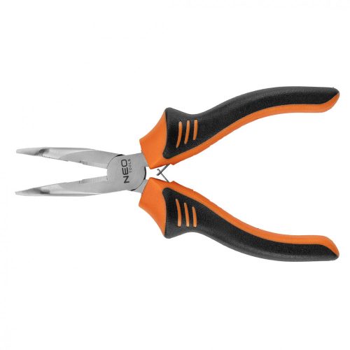 Long Nose Pliers 160Mm Curved Neo Tools