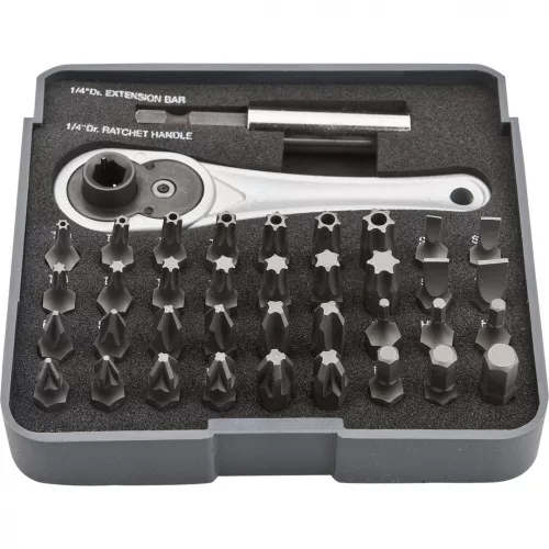 Bit készlet tartóban racsnis 38r.NeoTool NEO TOOLS