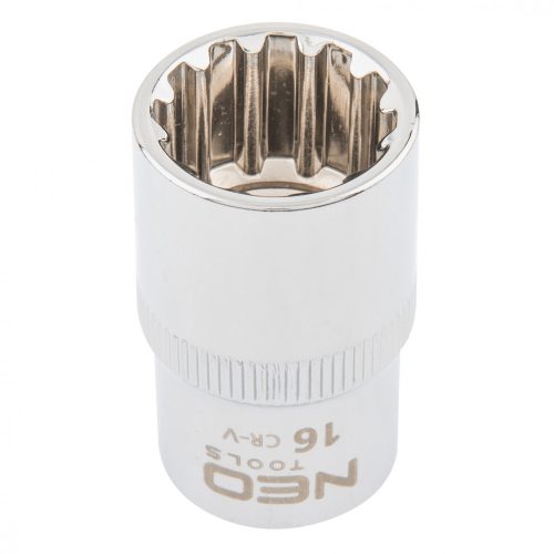 Socket Head 1/2" 16Mm 12P Neo Tools
