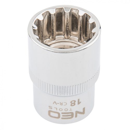 Socket Head 1/2" 18Mm 12P Neo Tools