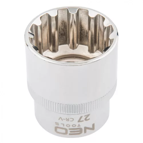 Socket Head 1/2" 27Mm 12P Neo Tools