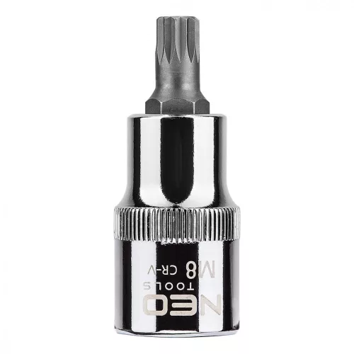 Cheie tubulară Allen Torx 1/2" cu 12 vârfuri M8X55 Neo Tools