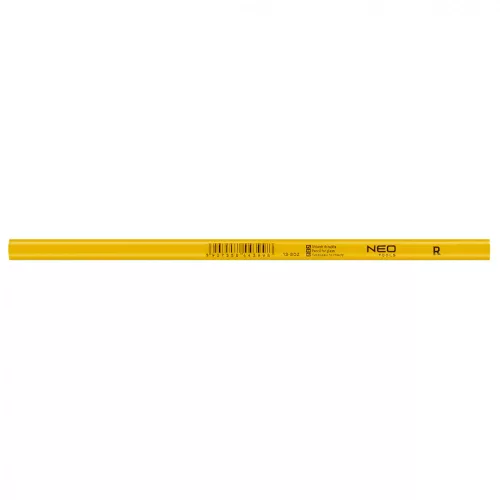 Creion de tâmplar 240 mm drept, galben, pentru faianță de sticlă, Neo Tools