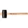 Rubber hammer 65Mm/425G Wooden handle Neo Tools