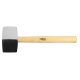 Ciocan de cauciuc 63Mm/680G Negru-Negru. Fanyelü Neo Tools