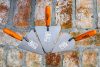 Masonry Trowel 180*180 Triangular Wooden Handle Neo Tools