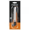 Pvc Cutting Knife 18Mm Metal Insert. Bendable Blade. Neo Tools