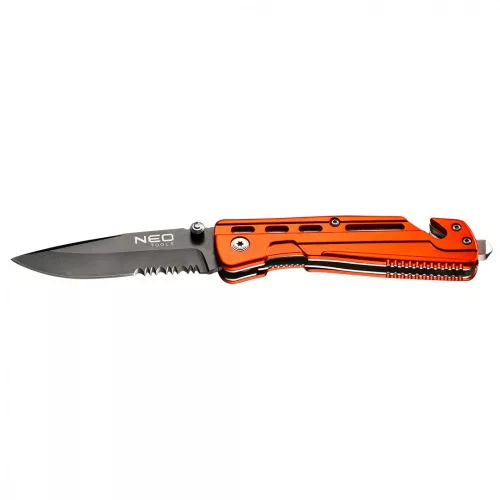 Összecsukható Kés 11,5Cm P:8,5Cm Narancs Neo Tools